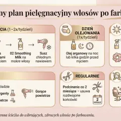 Plan pielęgnacji włosów po farbowaniu: unikaj alkoholu, mocnych detergentów i gorącego powietrza, by ratować ekstremalnie zniszczone włosy.